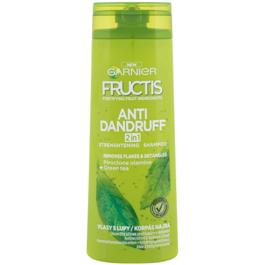 Garnier Fructis Anti Dandruff 2v1 posilující šampon na odstranění lupů 250 ml