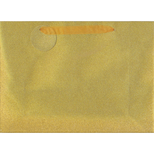 Nekupto Dárková papírová taška s glitry 12 x 17 cm Zlatá 033 01 QS