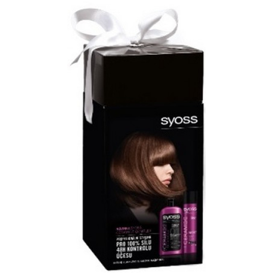Syoss Ceramide šampon 500 ml + lak na vlasy 300 ml, kosmetická sada