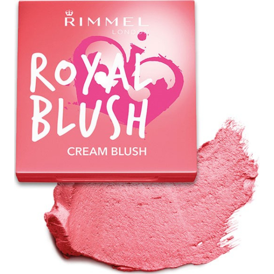 Rimmel London Royal Blush Cream Blush tvářenka 002 Majestic Pink 3,5 g