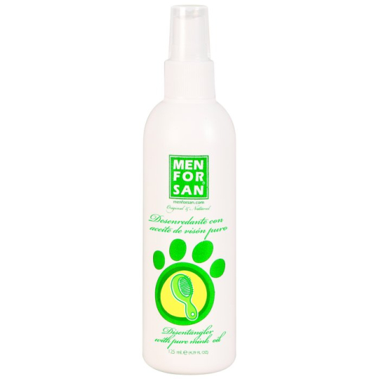 MenForSan Norkový olej přírodní kondicionér pro psy 125 ml