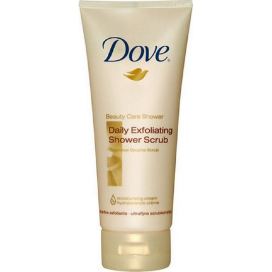 Dove Daily Exfoliating Shower Scrub peelingový sprchový gel 200 ml