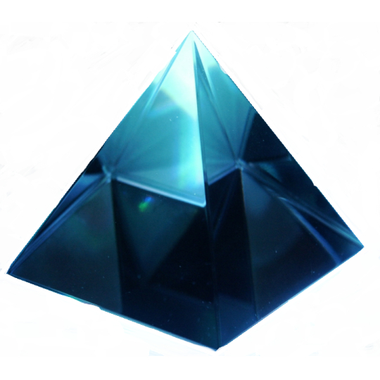 Skleněná pyramida 10 cm