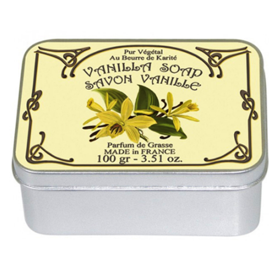 Le Blanc Vanille - Vanilka přírodní mýdlo tuhé v krabičce 100 g