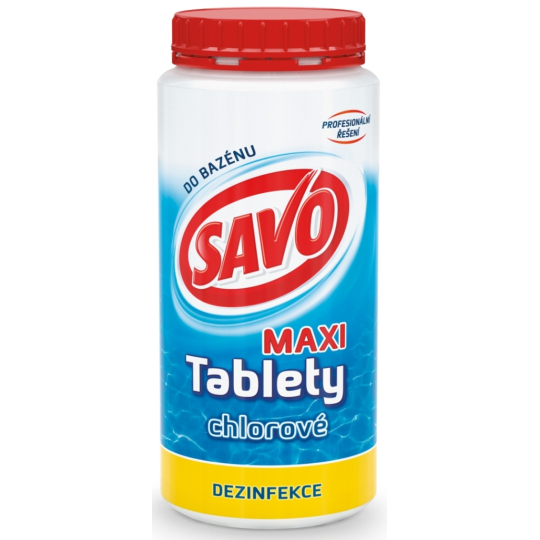 Savo Maxi Chlorové tablety do bazénu dezinfekce 1,4 kg
