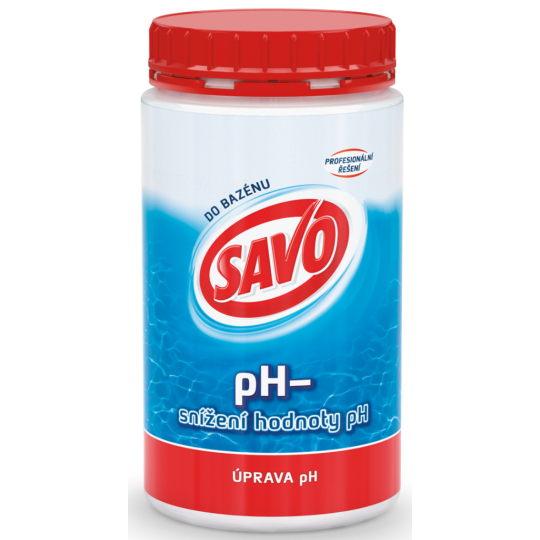 Savo pH- Snížení hodnoty pH v bazénu 1,2 kg
