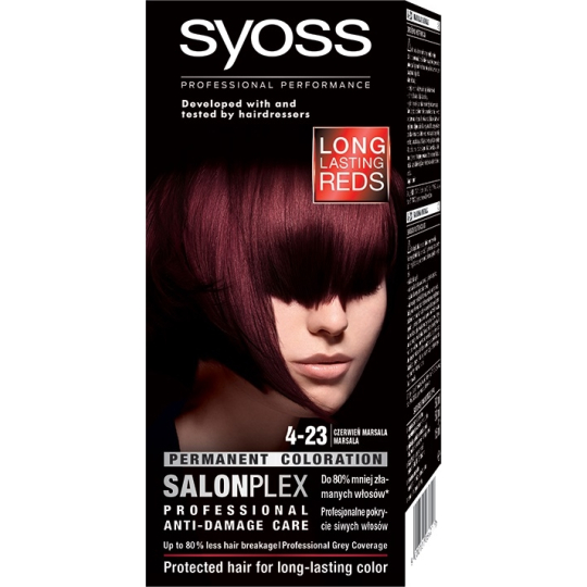 Syoss Color SalonPlex barva na vlasy 4-23 Marsala
