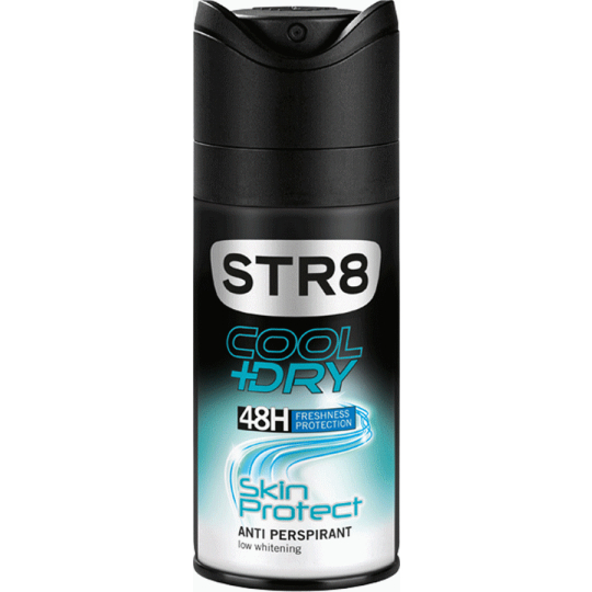 Str8 Skin Protect Cool + Dry antiperspirant deodorant sprej pro muže 150 ml