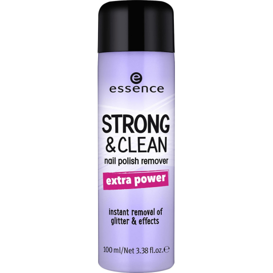 Essence Strong & Clean Nail Polish Remover odlakovač na nehty 02 100 ml