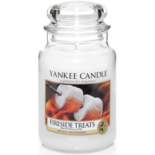 Yankee Candle Fireside Treats - Radovánky u táboráku vonná svíčka Classic velká sklo 623 g