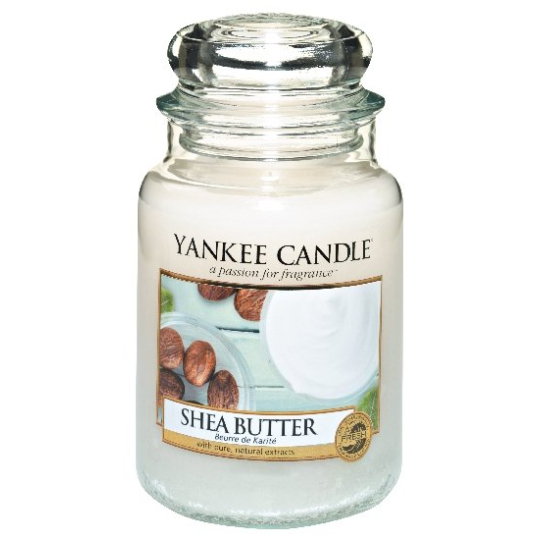 Yankee Candle Shea Butter - Bambucké máslo vonná svíčka Classic velká sklo 623 g