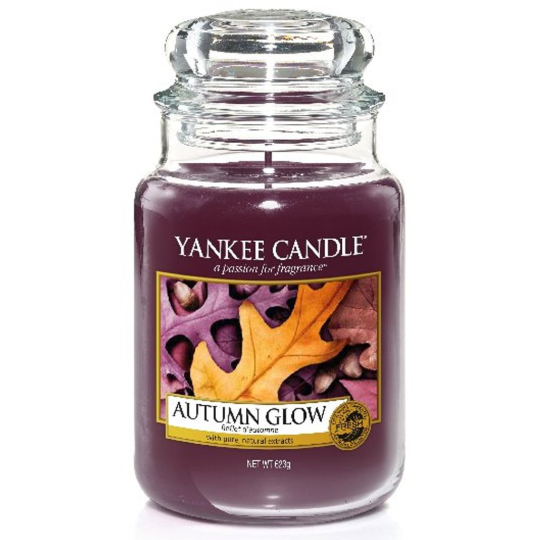 Yankee Candle Autumn Glow - Zářivý podzim vonná svíčka Classic velká sklo 623 g