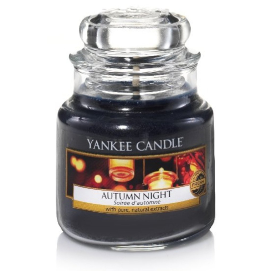 Yankee Candle Autumn Night - Podzimní noc vonná svíčka Classic malá sklo 104 g