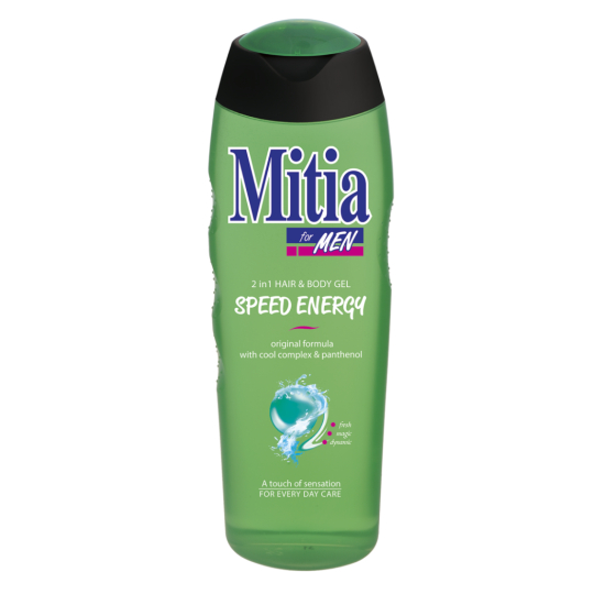 Mitia Men Speed Energy 2v1 sprchový gel a šampon na vlasy 750 ml