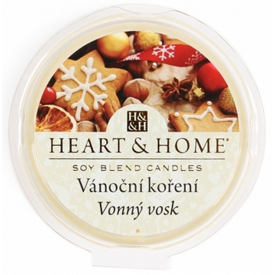 Heart & Home Vánoční koření Sojový přírodní vonný vosk 27 g