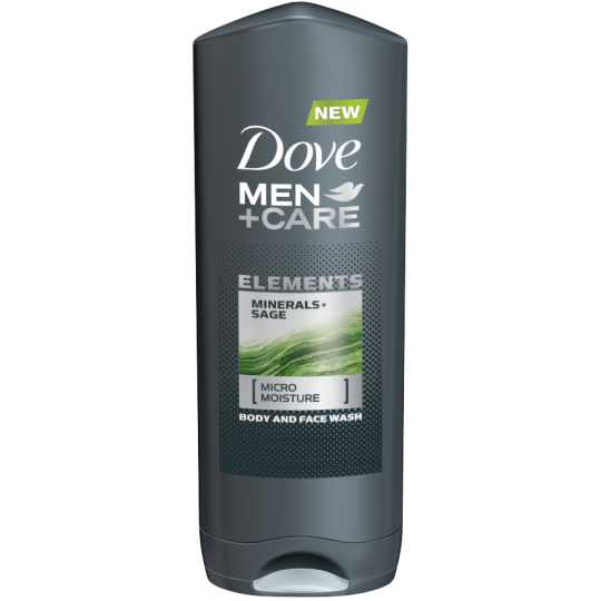 Dove Men + Care Elements Minerals & Sage sprchový gel pro muže 250 ml