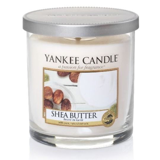 Yankee Candle Shea Butter - Bambucké máslo vonná svíčka Décor malý 198 g