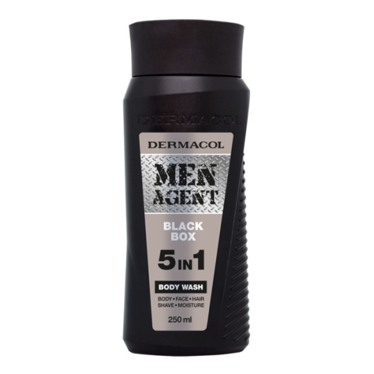Dermacol Men Agent 5v1 Black Box sprchový gel 250 ml