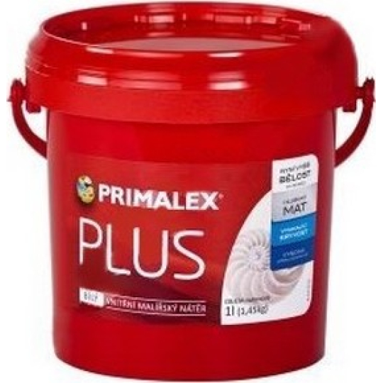 Primalex Plus Bílý vnitřní malířský nátěr 1,45 kg (1 l)