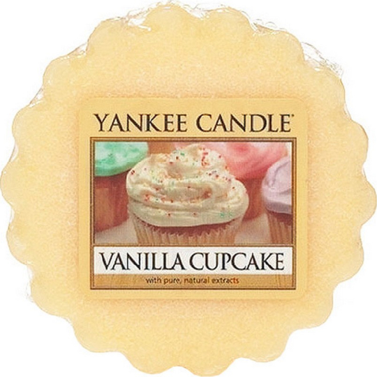 Yankee Candle Vanilla Cupcake - Vanilkový košíček vonný vosk do aromalampy 22 g