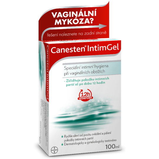 Canesten IntimGel speciální intimní hygiena při vaginálních obtížích 100 ml