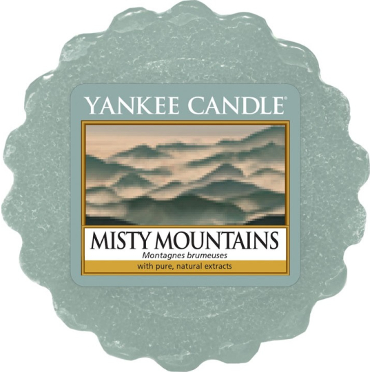 Yankee Candle Misty Mountains - Mlžné hory vonný vosk do aromalampy 22 g