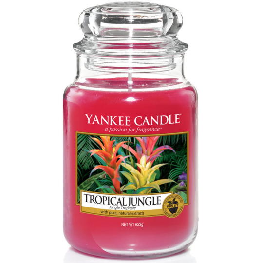 Yankee Candle Tropical Jungle - Tropická džungle vonná svíčka Classic velká sklo 623 g