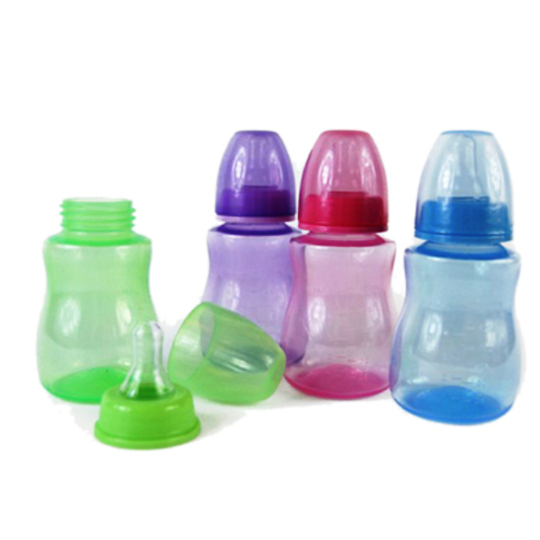 First Steps 0+ kojenecká láhev průhledná fialová 150 ml