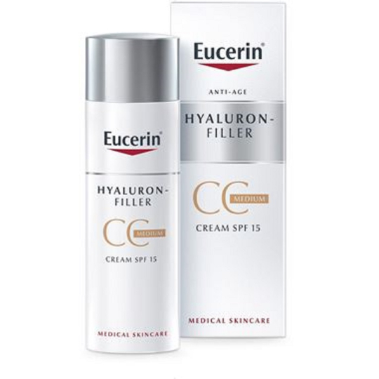 Eucerin Hyaluron-Filler SPF15 CC krém denní proti vráskám 02 Medium 50 ml