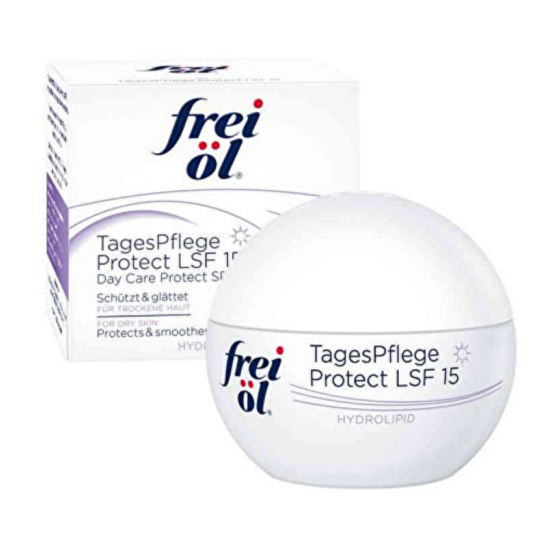 Frei Ol Hydrolipid Day Care Protect Moisturising Cream with SPF15 denní ochranný pečující krém pro suchou pleť 50 ml