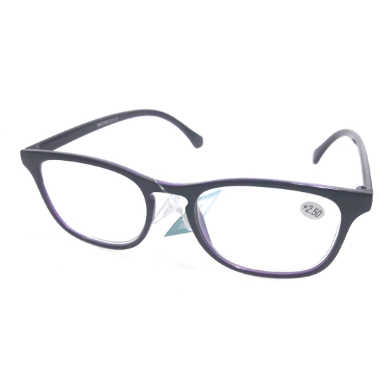 Berkeley Čtecí dioptrické brýle +2,5 černo-fialové 1 kus MC2145