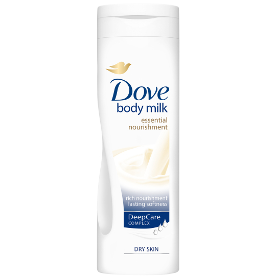 Dove Essential Nourishment vyživující tělové mléko pro velmi suchou pokožku 250 ml