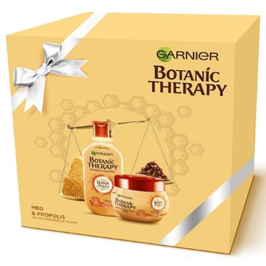 Garnier Botanic Therapy Honey & Propolis šampon pro velmi poškozené vlasy 250 ml + Botanic Therapy Honey & Propolis maska pro velmi poškozené vlasy 300 ml, kosmetická sada