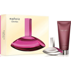Calvin Klein Euphoria parfémovaná voda pro ženy 50 ml + tělové mléko 200 ml, dárková sada
