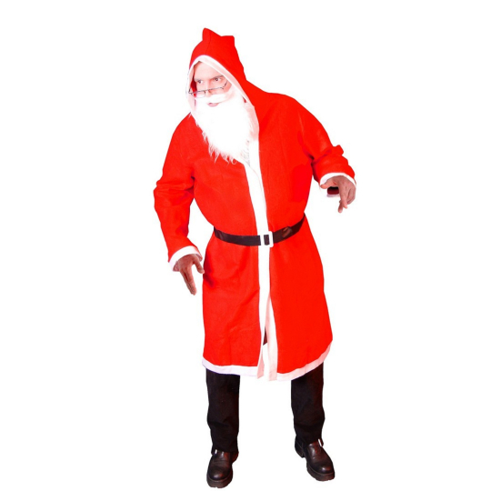 Kostým Mikuláš / Santa s kapucí dospělý