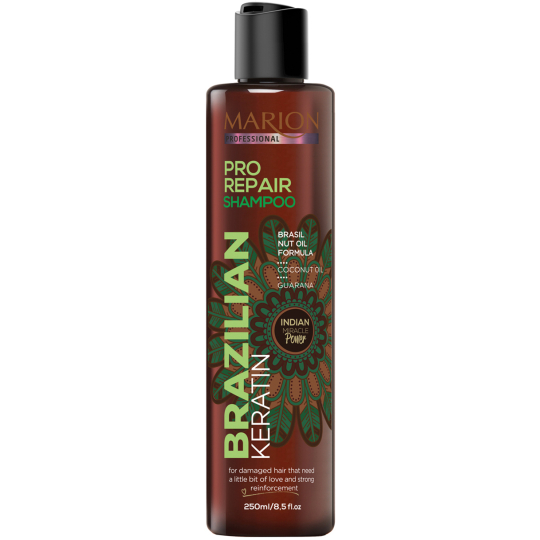 Marion Brazilský Keratin Pro Repair šampon pro poškozené vlasy 250 ml