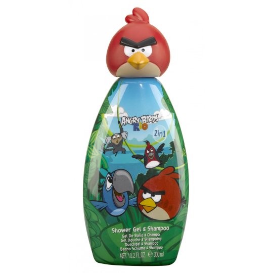 Angry Birds Red Bird Rio sprchový gel a šampon na vlasy pro děti 300 ml