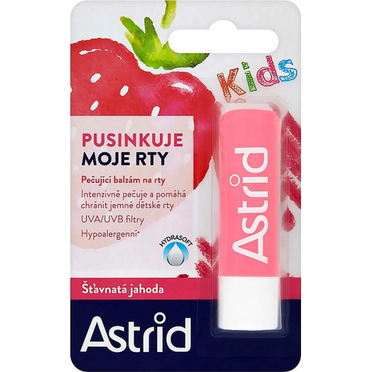 Astrid Kids Štavnatá jahoda balzám na rty 4,8 g