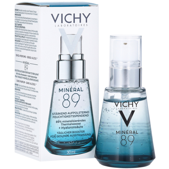 Vichy Minéral 89 Hyaluron-Booster posilující a vyplňující booster pro všechny typy pleti 30 ml