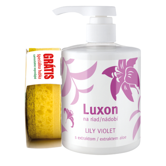 Luxon Lily Violet na nádobí 450 ml dávkovač + houbička