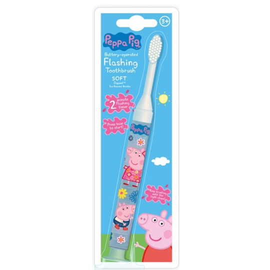 Peppa Pig - Prasátko Pepa blikající kartáček na zuby s časovačem pro děti