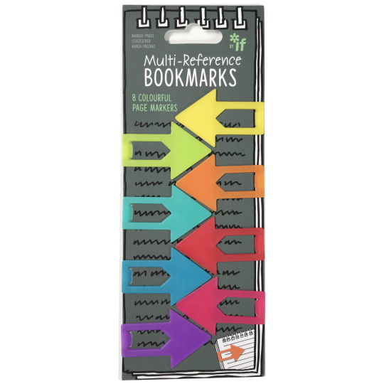 If Multi - Reference Bookmarks Záložky do knihy Barevné šipky 47 x 1,8 x 3 mm