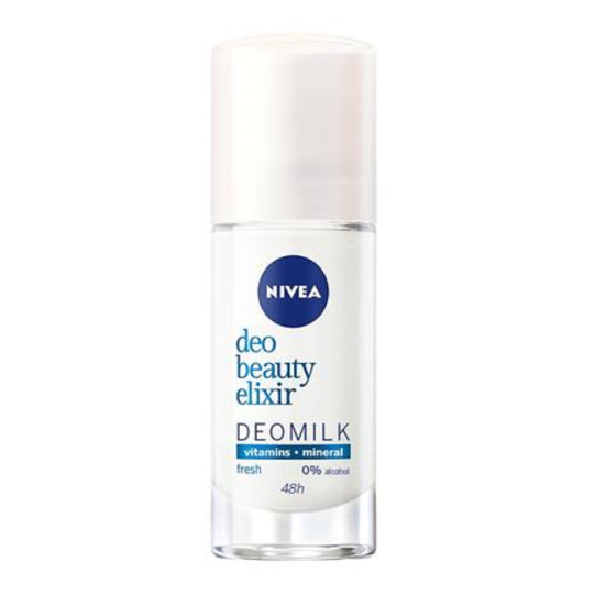Nivea Deo Beauty Elixir Deomilk Fresh kuličkový antiperspirant deodorant roll-on 40 ml