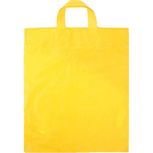 Press Igelitová taška 45 x 36 cm Žlutá 1 kus