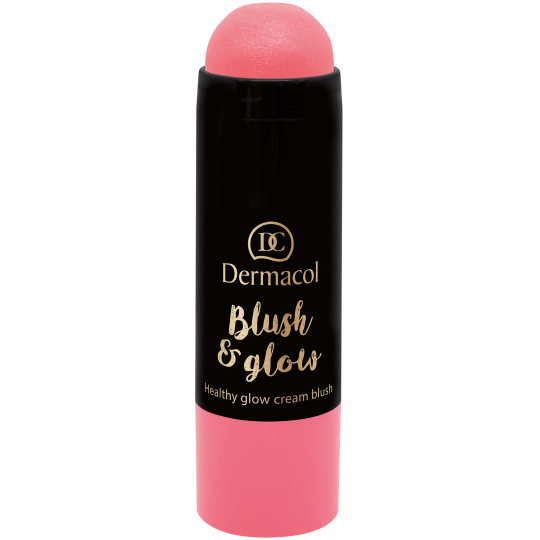 Dermacol Blush & Glow krémová rozjasňující tvářenka stick 01 6,4 g