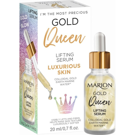 Marion Gold Queen Lifting Serum pleťové sérum s koloidní zlato-zemskou mořskou vodou 20 ml