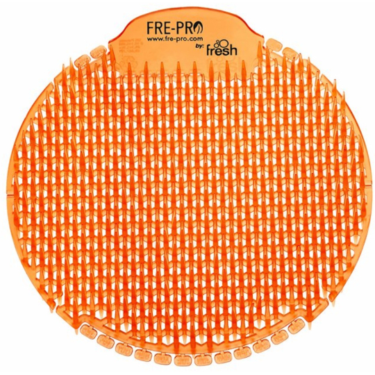 Fre Pro Slant Mango vonné sítko do pisoáru oranžové 18 x 18 x 1,5 cm 81 g
