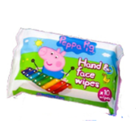 Jelly Works Peppa Pig - Prasátko Pepa vlhčené ubrousky 10 kusů
