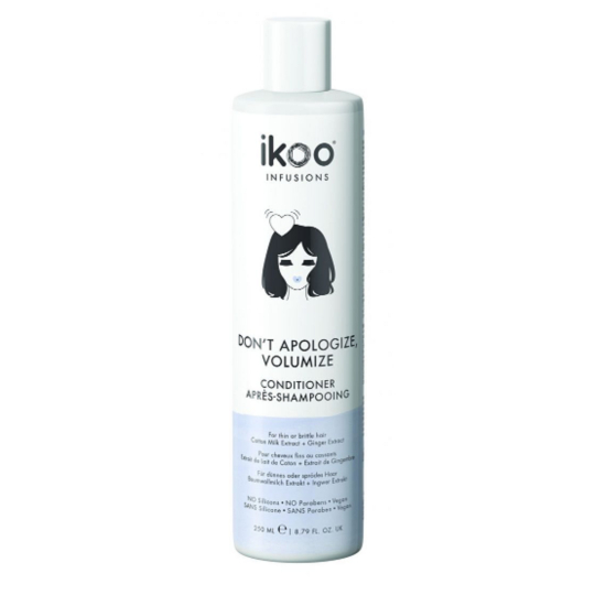 Ikoo Don´t Apologize volumize kondicioner pro jemné vlasy a roztřepené konečky vlasů, pro zvětšení objemu vlasů 250 ml
