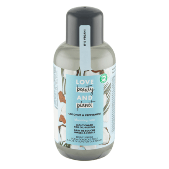 Love Beauty & Planet Kokosová voda a Peppermint ústní voda 250 ml